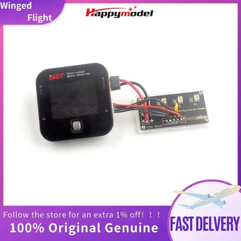 Happymodel 1S Series Lipos Balance Charging Board 2-4 Way 1.5A Max with XT60 Plug Connector For ISDT HOTA Charger