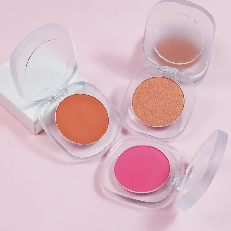 Single Color Blush Powder Private Label Matte Vegan Makeup Wholesale Custom Logo Natural Nude Blusher