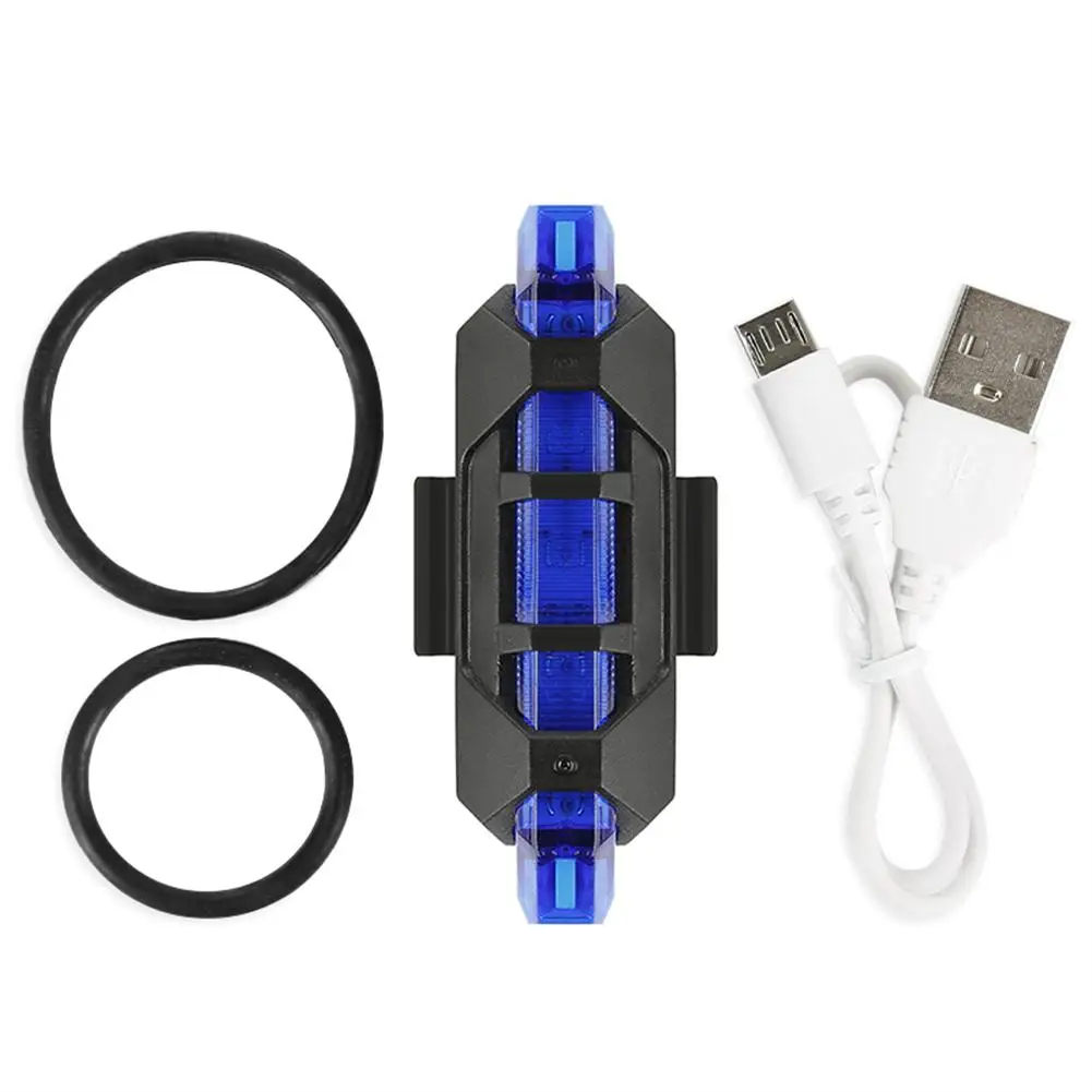 Fanale posteriore a LED per bicicletta portatile fanale posteriore per bicicletta fanali posteriori USB fanale posteriore ricaricabile per bici MTB fanale posteriore impermeabile