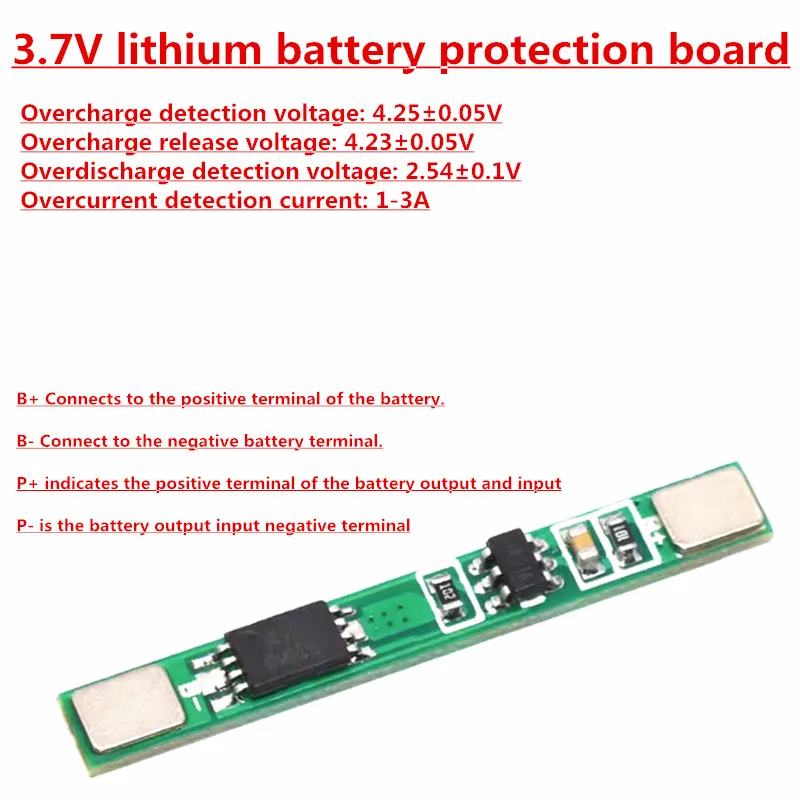 18650 Lithium Battery Charge Protection Board 3A 7.5A 12A 3.2/3.7/7.4/8.4V Charging Voltage/Short Circuit/Overcharge Prevention