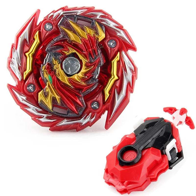 Zestaw Beyblade Metalowe Kołowrotki Bitewne z Wyrzutnią i Linką - Zabawka Prezent
