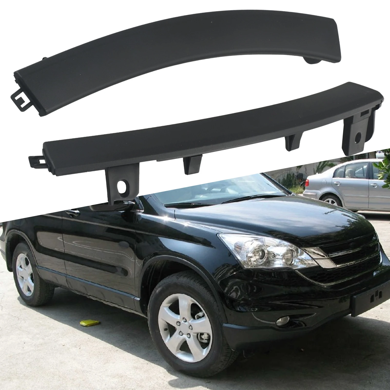 For Honda For CRV 2007-2011 Front Bumper Wheel Arch Trim Molding for Fender Protection Left and Right OEM Matched Set
