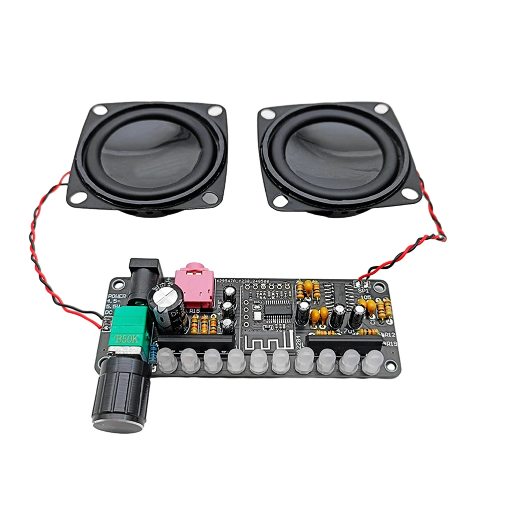 DC5V 5W DIY Electronic Kit Bluetooth Speaker Electronics DIY Soldering Project Kit Teaching Practice Bluetooth Stereo Speaker