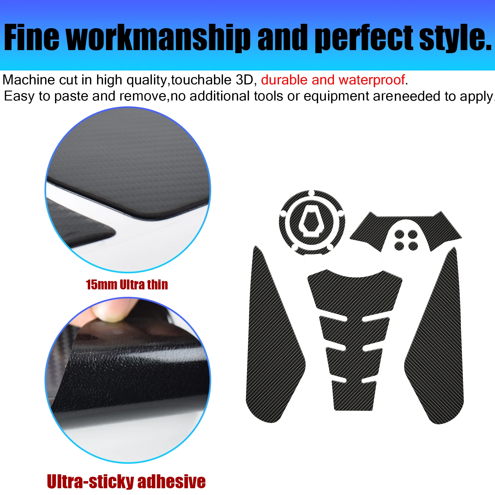 Для CFMOTO 250SR 300SR защитная накладка на бак, наклейки, защита газа, устойчивые к царапинам наклейки для мотоцикла, украшения