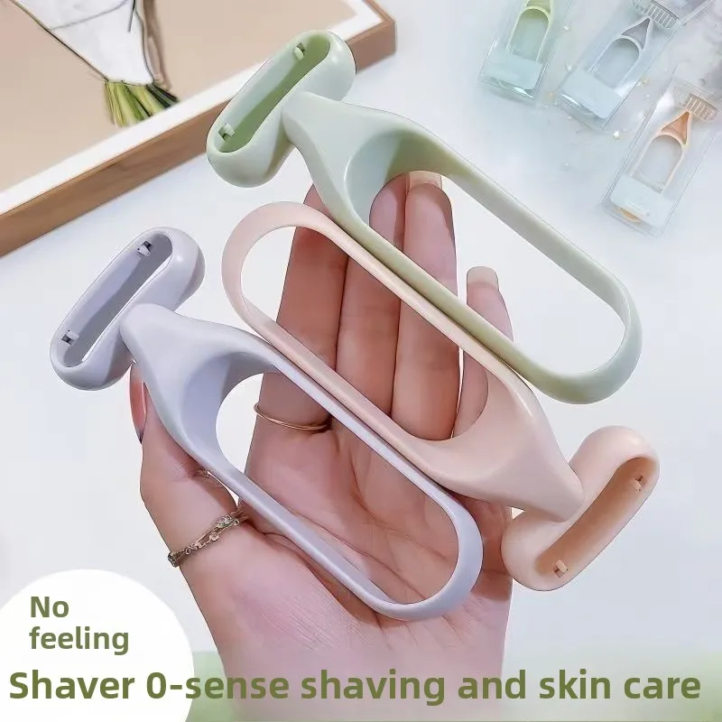 One Women's Manual Hair Trimmer Designed for Smooth and Sensitive Skin Super Smooth Portable and Reusable for Both Men and Women