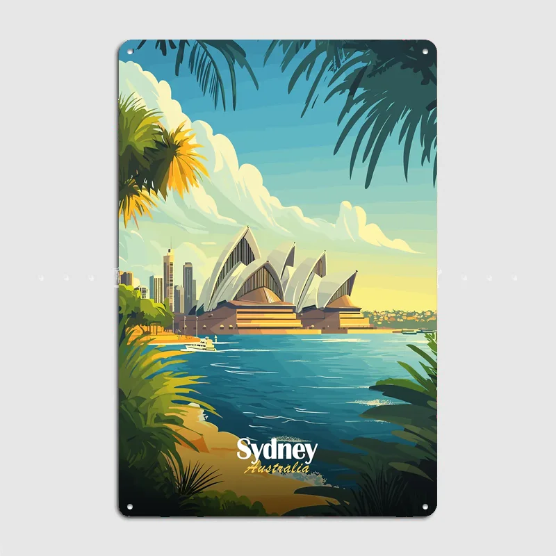 シドニーオペラハウス旅行風景ポスターレトロガレージクラブバー - Home Bar Sydney のレビューと価格