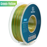 Geeetech Silk PLA Filament for 3D Printer 1.75mm Dimensional Accuracy +/- 0.03mm High Quality Gradient Double Color 3D Printing