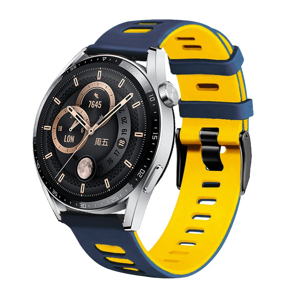 Cinturino da 22mm per Huawei Watch GT3 GT2 Pro 46mm SE cinturino SmartWatch per Huawei GT 4 3 2 Pro 46mm cinturini in Silicone Correa