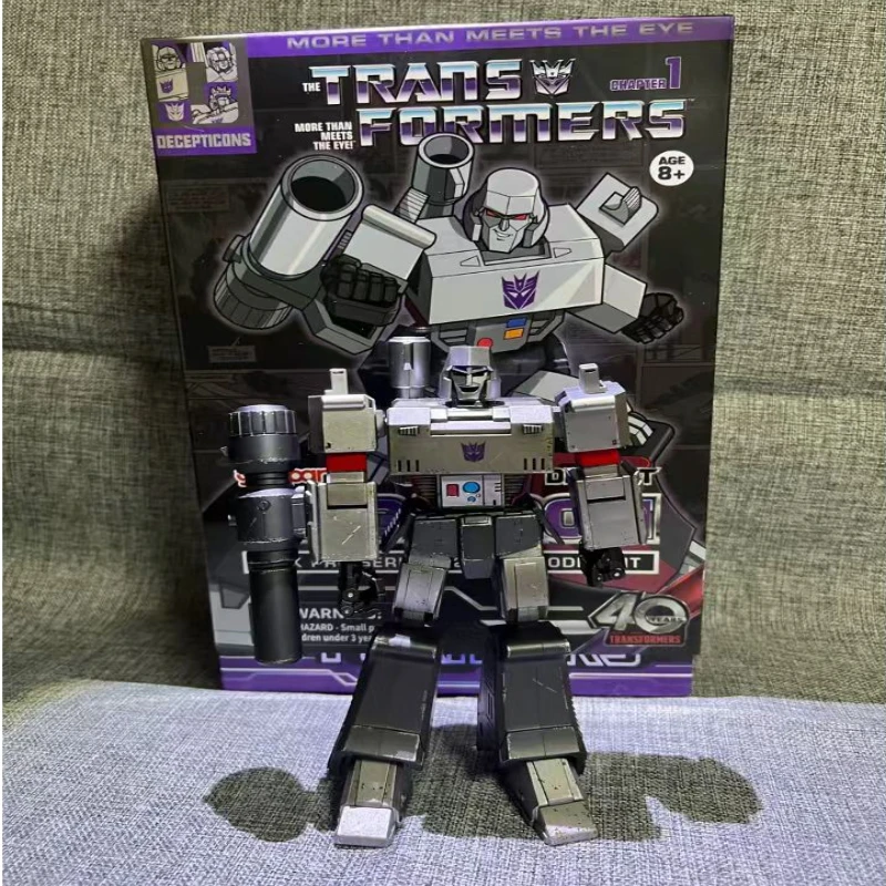 20cm 장난감 재고 있음 트랜스포머 AMK PRO G1 메가트론 가동형 조립 로봇 모델 수집가용 피규어 선물