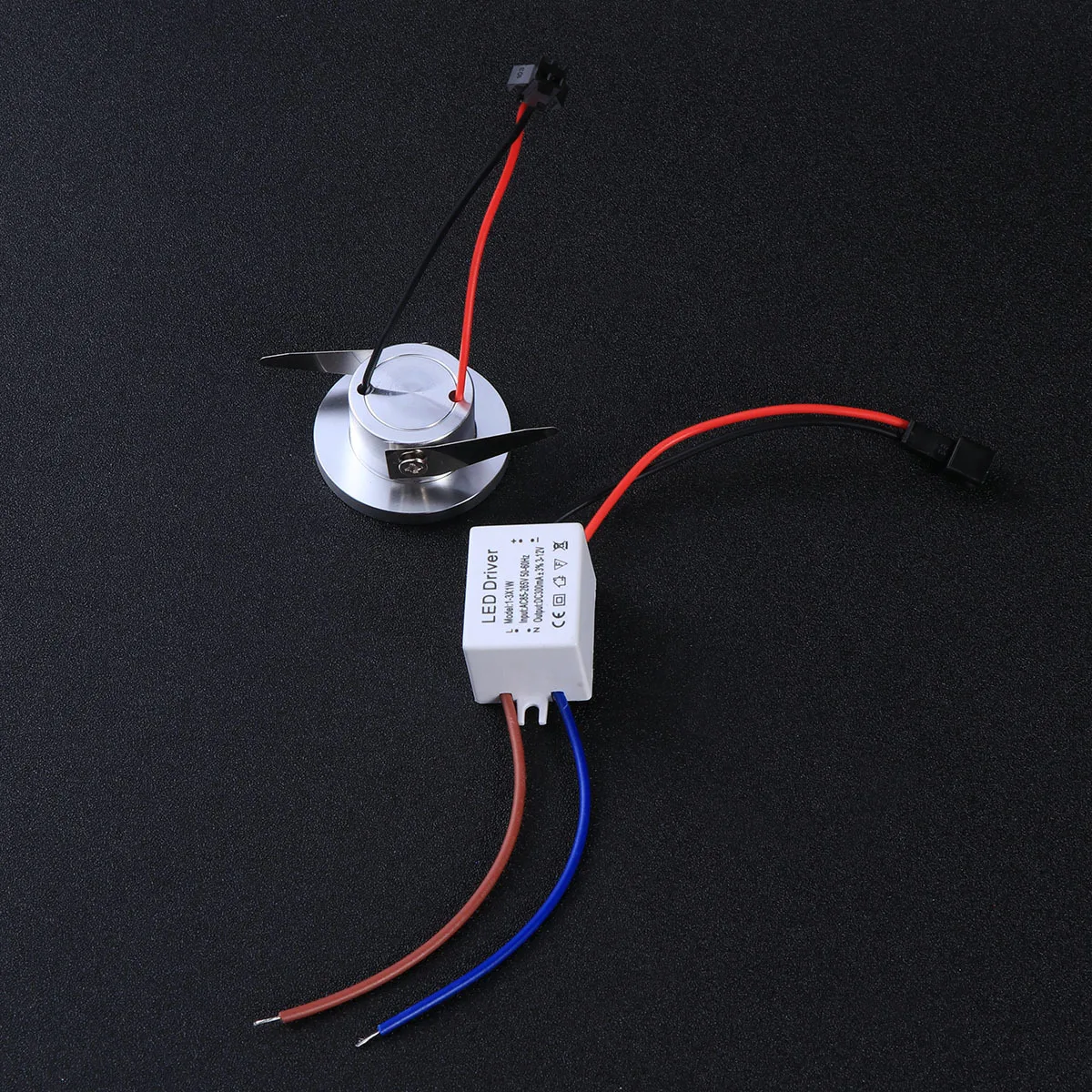 

5pcs 1W Led Spotlight 220V Aluminum Recessed Ceiling Downlight Wall Mount Warm Lighting Lamp Fixture Decorative Bulb