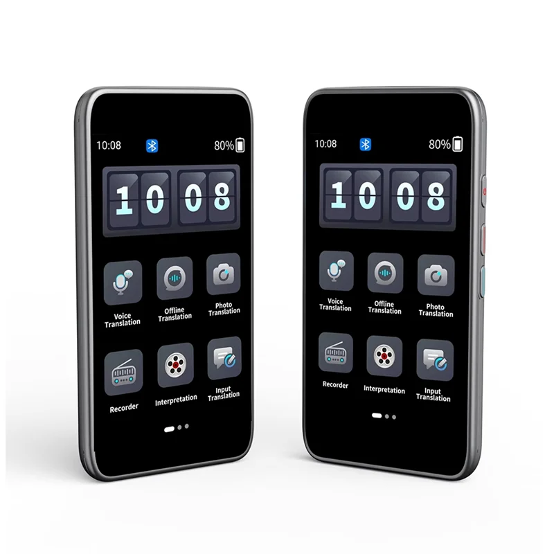 New-D5 Protable Languages Translation Wifi 142 Language Photo Audio Offline Online Real-Time Smart AI Translator Vioce