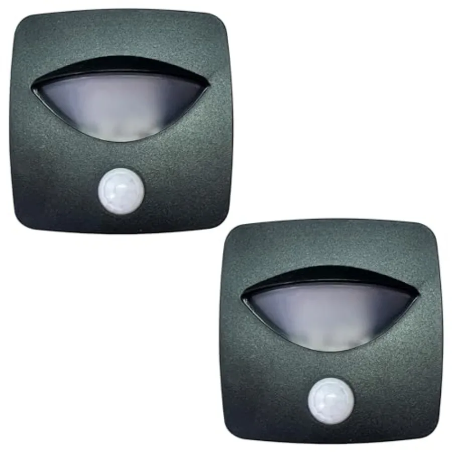 

1V LED Motion Activated Step Light - Surface Mount Security Light with Motion Detector - Clear Lens - OEM RV Bus and Trailer -