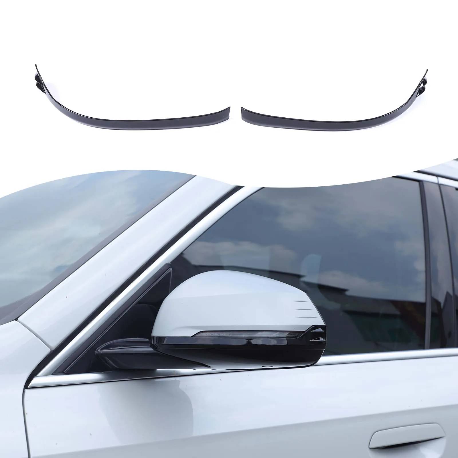 

Для 2023-2024 BMW X1 зеркало заднего вида с защитой от царапин ABS фортепиано черный комплект из 2 предметов (левый пептид) аксессуары для украшения автомобиля