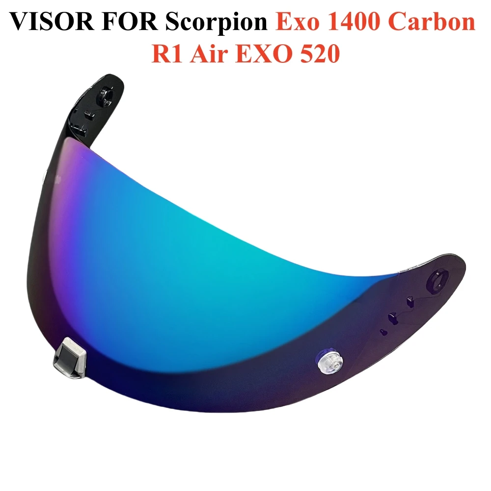 Visière de casque de moto pour KDF-16-1 Scorpion Exo 1400 carbone, R1 Air EXO 520 Anti-UV anti-rayures Anti-poussière lentille de protection contre le vent