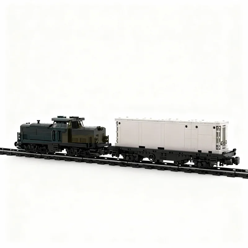 455pcs MOC ISO Refrigerated Container Set City Trains Model Building Blocks Architecture Festival Gifts Toy Idea Brick