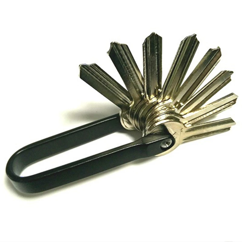Klips do kluczy w kształcie litery U ze stopu aluminium do przechowywania kluczy porta chaves porte carte funda protectora llaves brelok do kluczy brelok do kluczy chaveiro