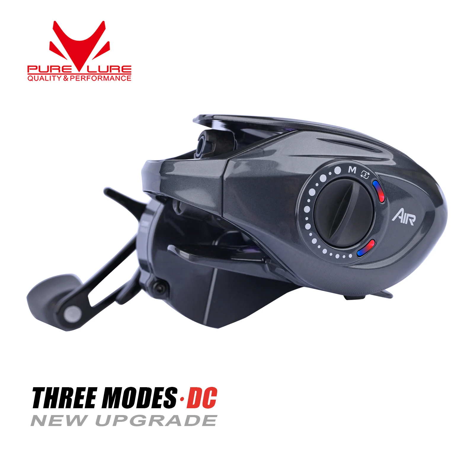 

PURELURE NEW CHEETAH AIR Three Modes DC Carbon fiber Frame Material Electronic Brake Band Sound Baitcast Fishing Reels 3.5-17g
