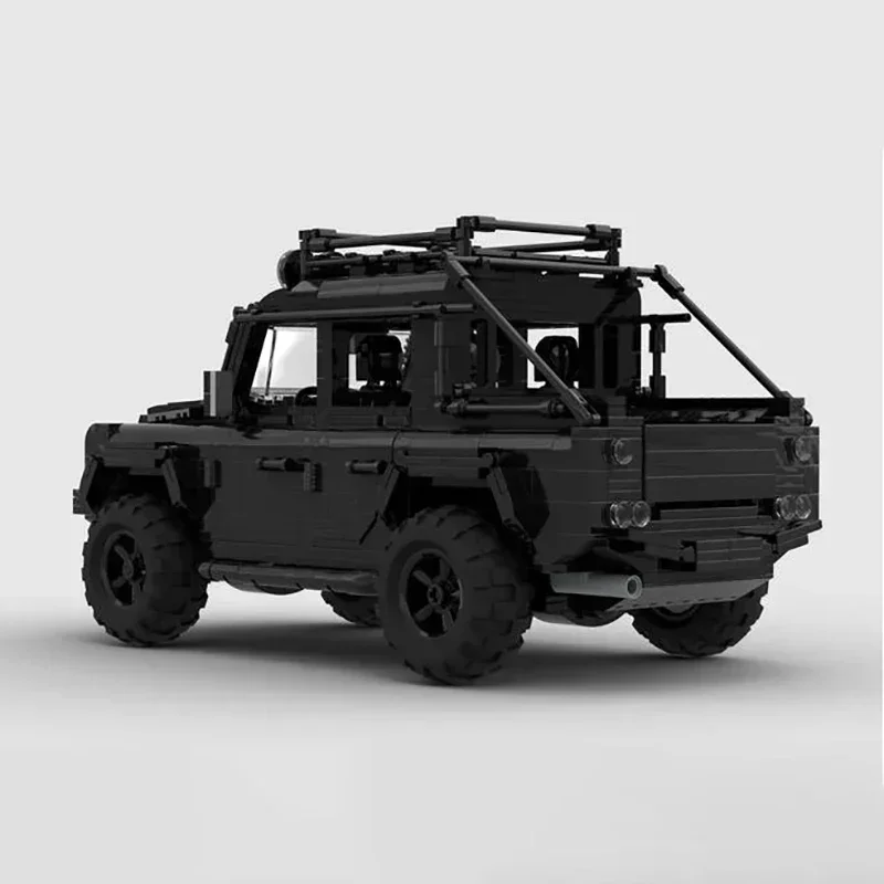 Modelo de carro moc tijolos de construção defender svx tecnologia de veículo off-road blocos modulares presentes brinquedos de natal conjuntos diy montagem