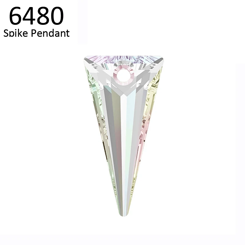 (1 pieza) 6480 colgante de punta cristales genuinos de Austria cuentas de diamantes de imitación para collar pendientes DIY fabricación de joyas