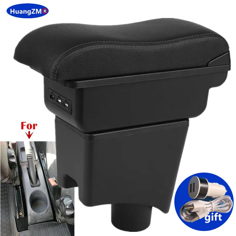 Caixa de apoio de braço do carro para dacia renault sandero logan 2 braço para nissan almera g15 para lada largus caixa armazenamento acessórios do carro