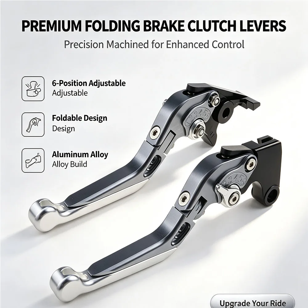 For Triumph Tiger 800 XC/XCX/XR/XRX Tiger 1050/Sport 2015-2022 Motorcycle Folding Brake Clutch Levers CNC Aluminum Multi Kit