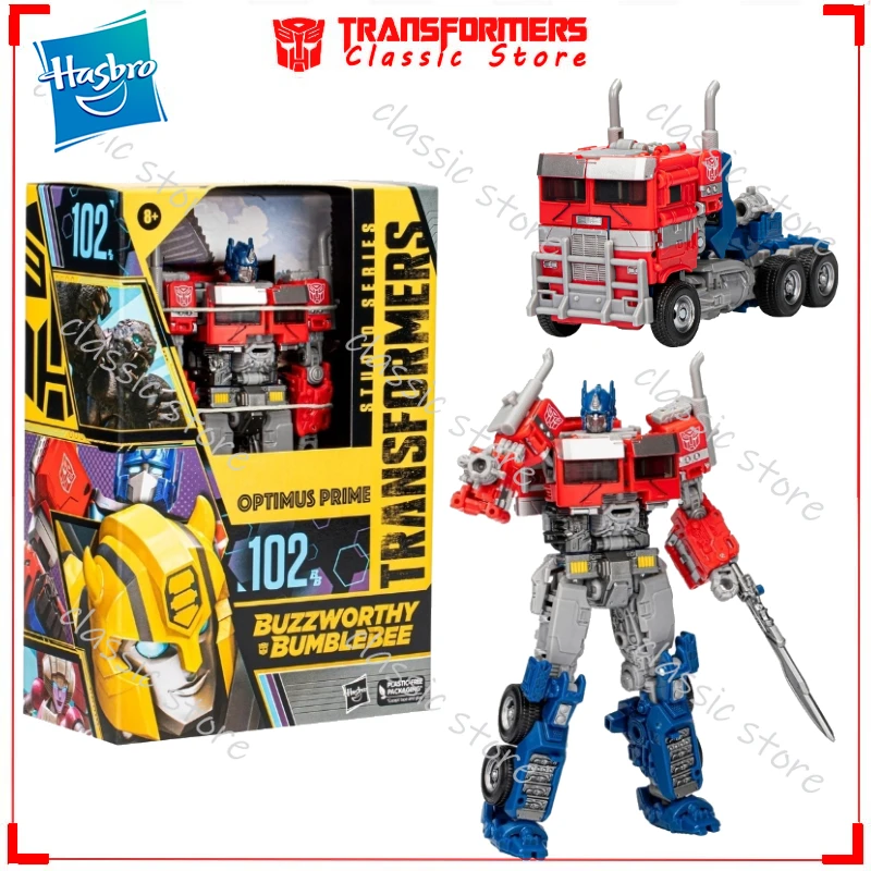 

In Stock Classic Transformers Toys Studio Series SS-102BB Optimus Prime Classic Cybertron Autobots Action Figures Collectible