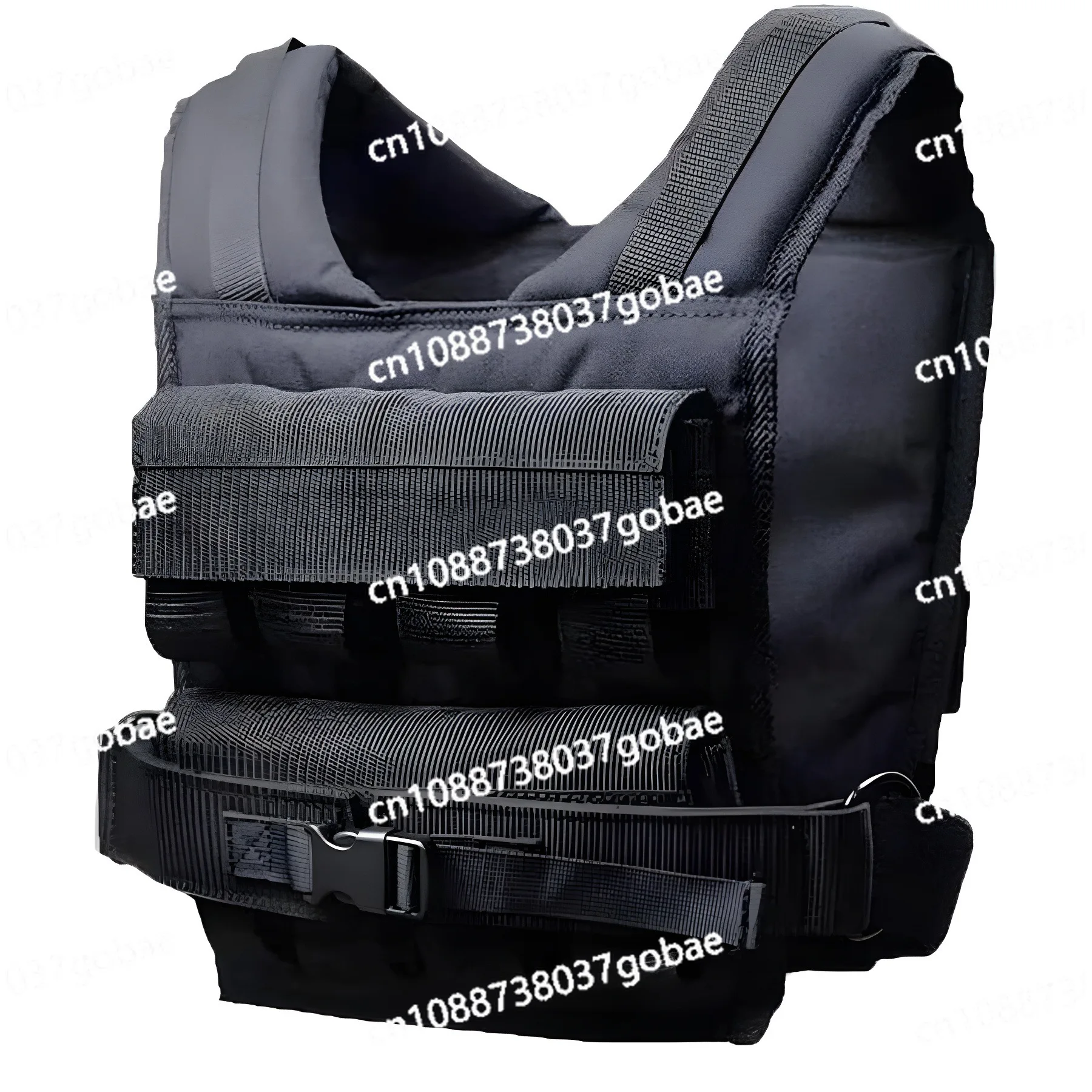 Adjustable weight iron block vest steel plate lead block clothing sandbag