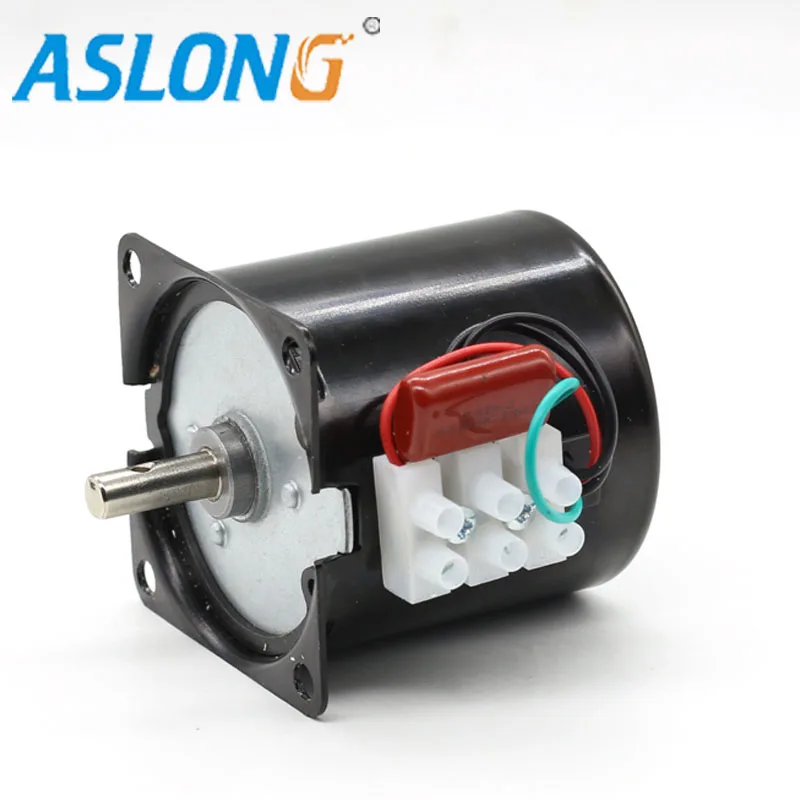 60KTYZ claw pole permanent magnet gear reduction synchronous motor CW/CCW Ac synchronous gear motor 50/60HZ 220VAC