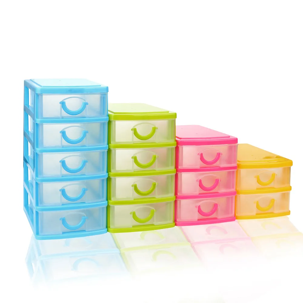 Durable Plastic Mini Desktop Drawer Sundries Case Small Objects