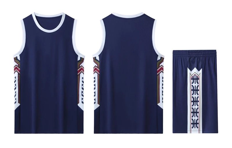 High Quality Men Basketball Jerseys Uniforms Breathable Outdoor training clothing Team Sports Tracksuits