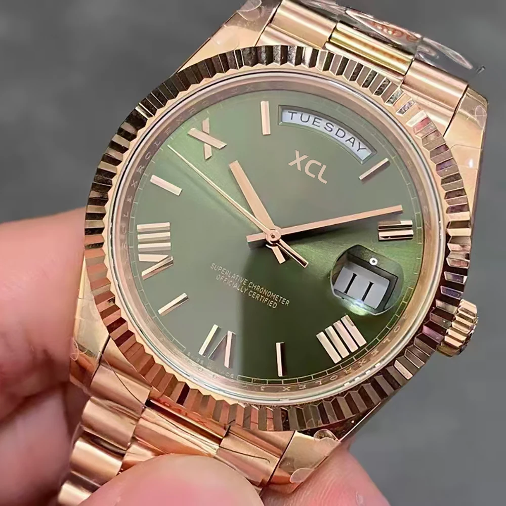 

2026vipLuxury Hot Selling Men's Watch Dual Calendar Automatic Mechanical Fashion Women's Daydate 36mm 40mm Couple Wristwatch