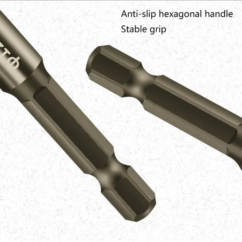 652F Drill Bit Staggered Serrated Four-edged All Ceramic Glass Marble Drilling