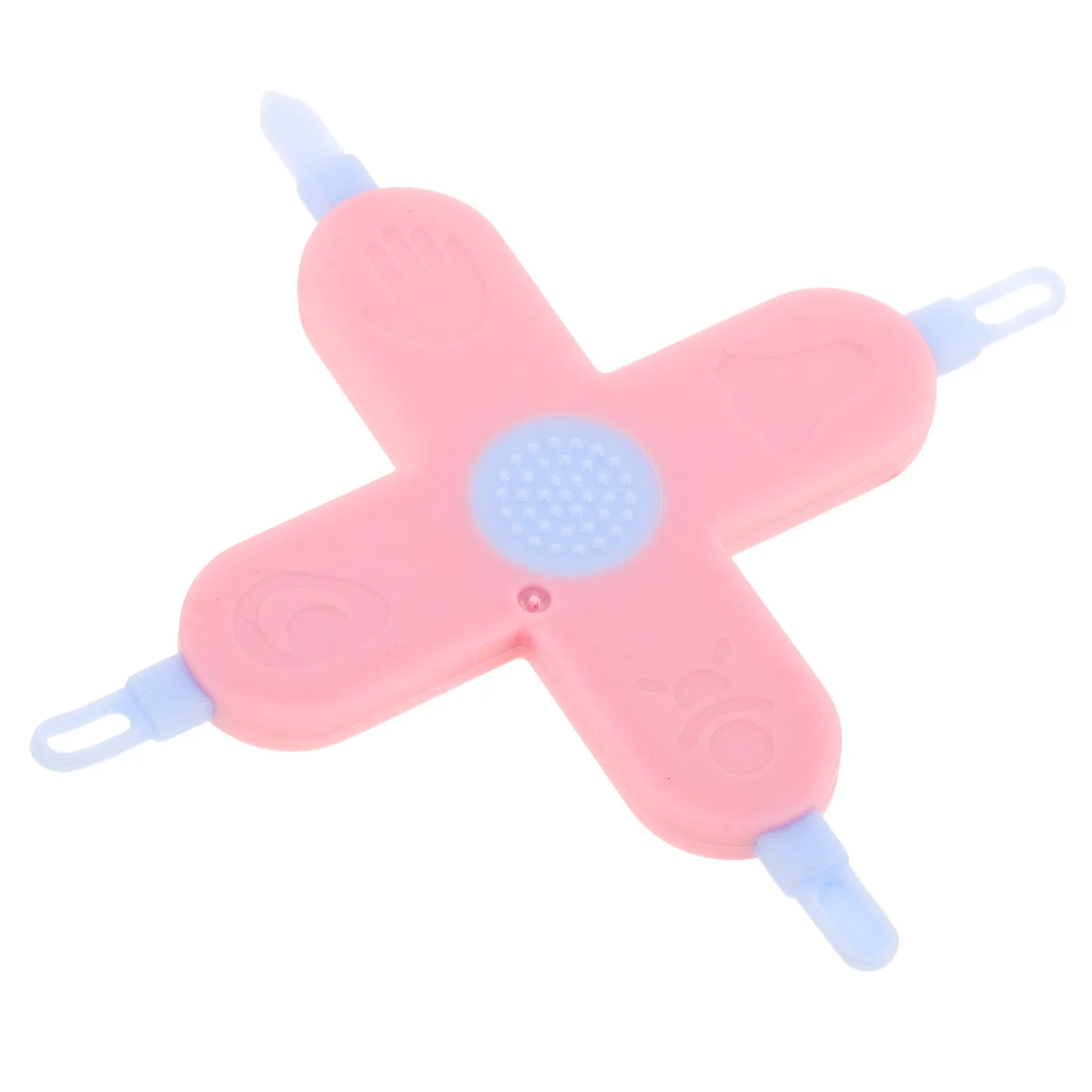 

4-in-1 Baby Care Tool Essential Nose Ear Nail Cleaner Kit Safe Infant Nose Ear Wax Remover Newborn Nail Clipper Pink