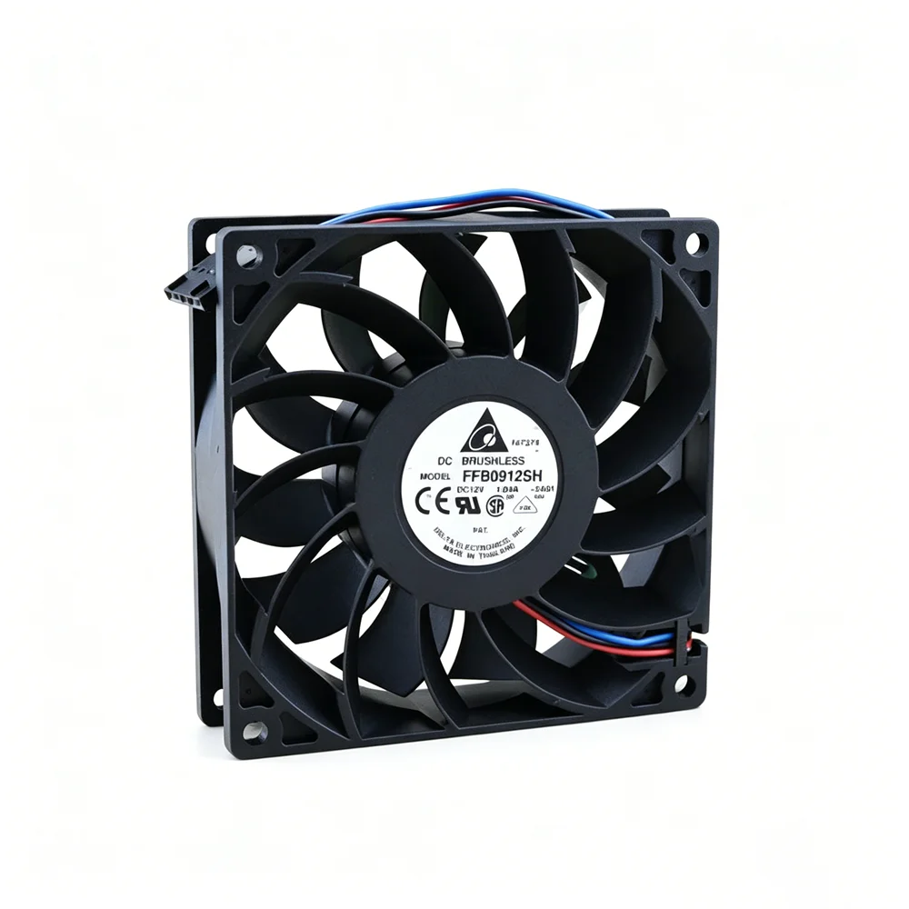 

FFB0912SH 92x92x25mm 12V 1.0A 2-Wire Cooling Fan, 9225 90CFM 4100RPM Dual Ball Bearing for PC Case