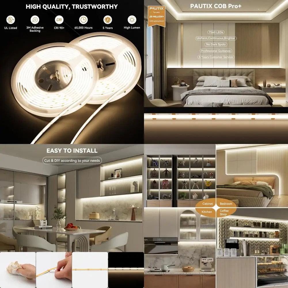 

Суперяркая светодиодная лента 48 Вт, 15 м, 504 светодиода/метр, естественный белый свет 4000K, CRI90+, гибкая лента для домашнего освещения (24В)