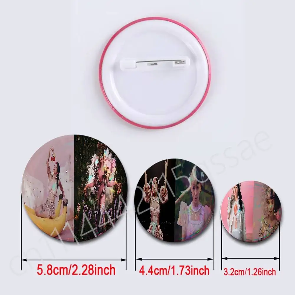 FOR Melanie Martinez HADES Badge 2Pcs Set Round Button Pin Brooch 25/32/44/58/75mm Fans Collection Backpack Decor Gift