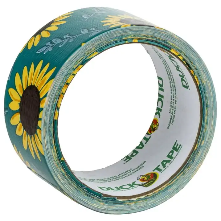 Bedrukte Ducttape-Rol-Zonnebloemen 1.88 In. X 10Km.