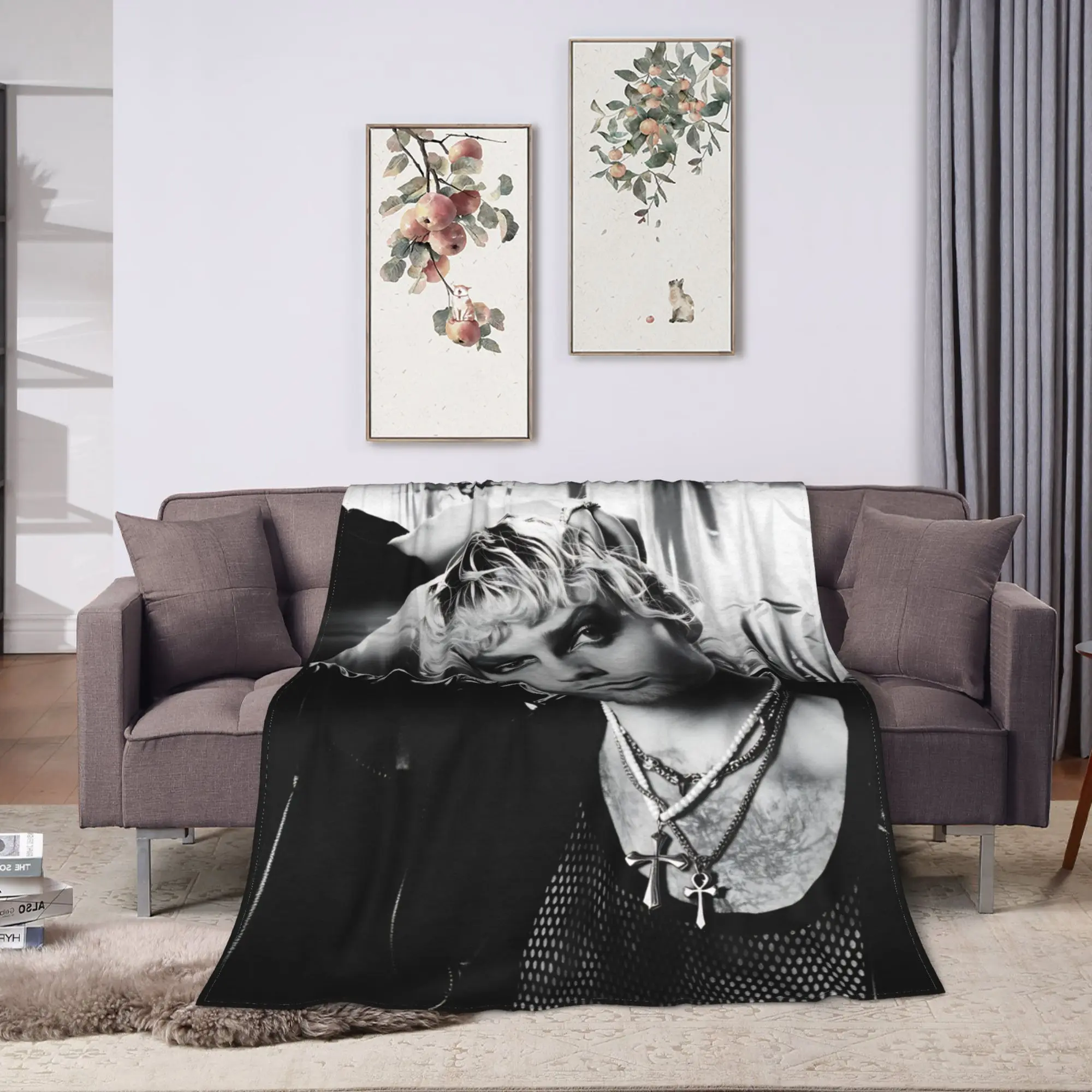 Luke Robert Hemmings Flannel Blankets 5 S-Seconds Summer Warm Throw Blanket for Bedroom Camping Funny Bedspread Sofa Bed Cover