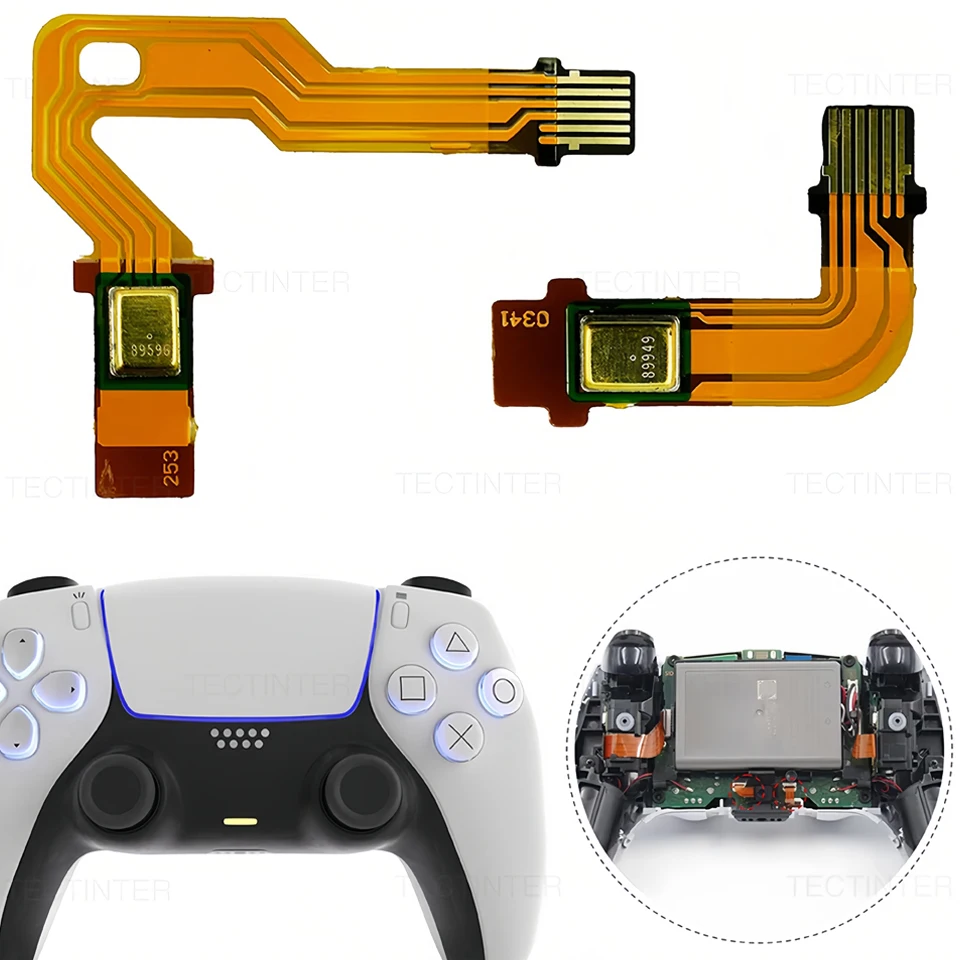 1sets Microphone Flex Cable Replacement for PS5 V1 V2 V3 Wireless Controller Inner Mic Ribbon Cable for Playstaion 5 Accessories