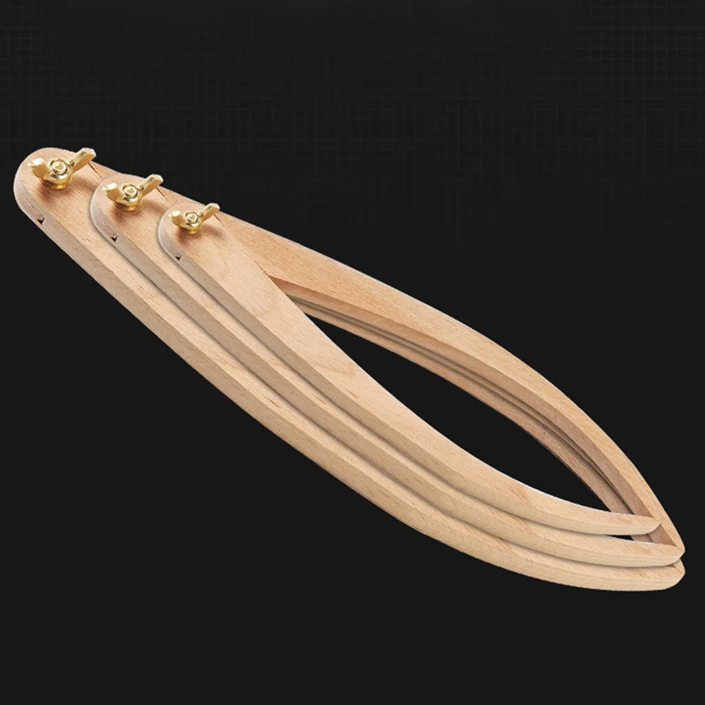 

Wooden Caliper Ceramics Measuring Tool Stainless Steel Pliers Locking Practical Clay Sculpture Adjustable Wing Nut Pottery