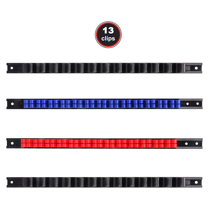 อุปกรณ์จัดระเบียบที่ยึดเครื่องมือติดผนัง4ไขควง PC สำหรับประแจปากคีมประแจปากตายจัดเก็บอุปกรณ์จัดระเบียบ