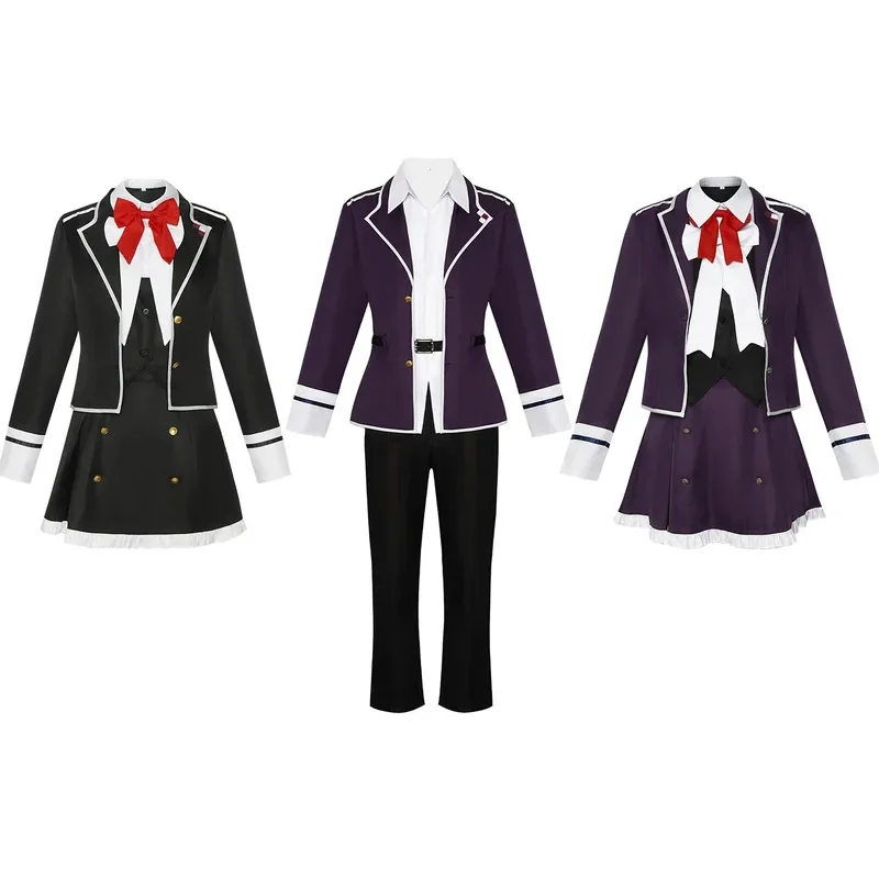 Sakamaki ayato cosplay traje komori yui cosplay traje diabolik amantes cos roupas uniforme escolar vestido de carnaval de halloween