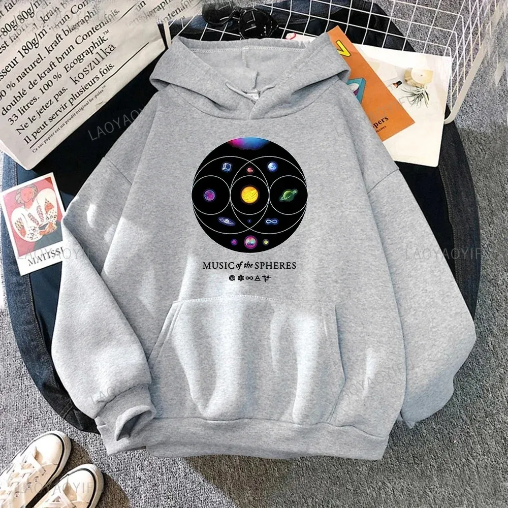 2025 Coldplay The Spheres Hoodies I Will Try To Fix You Print Hoodie Autumn Hoodies Classic Women Men Vintage Hooded Sweatshirts