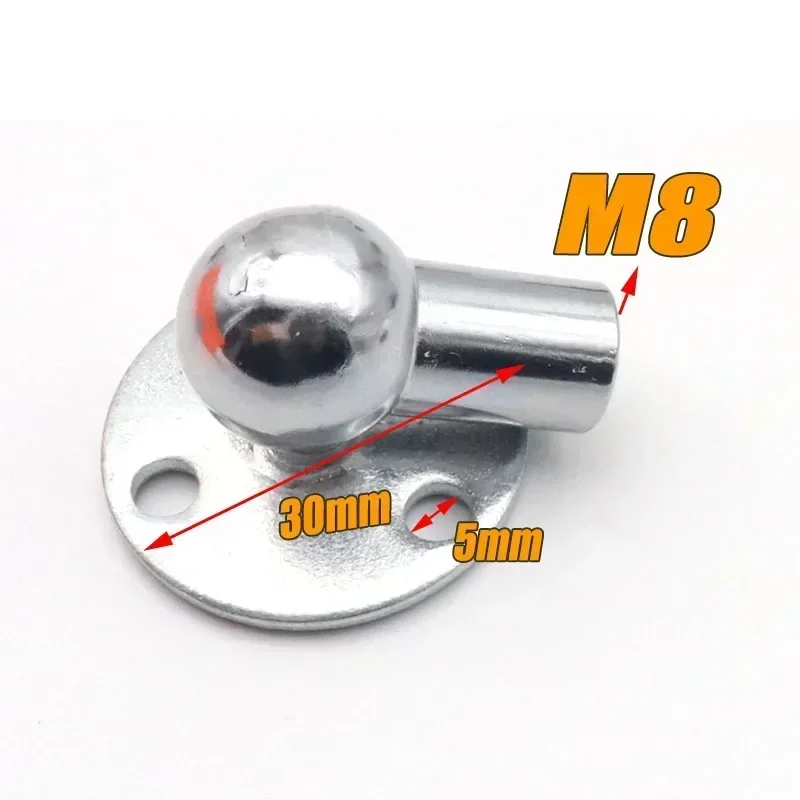 2Pcs Universal M6/M8 Female/Male Thread Car Gas Spring Lift Supports Damper Replacement Fixed End Fitting Connectors Accessories