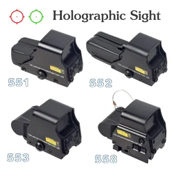 Tactical Airsoft 551 552 553 558 Green Red Dot Metal Holographic Sight Scope Killflash Hunting Gun Reflex Riflescope Fits 20mm