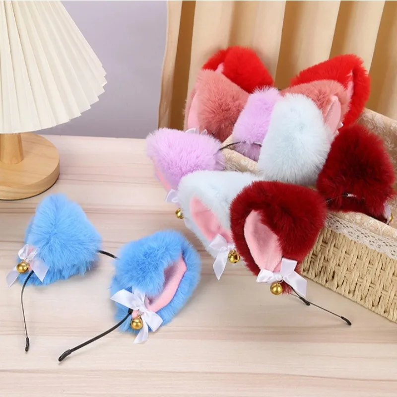 

Cute and sexy plush cat ear headband rabbit fox animal ear sexy seduction and flirting props Halloween and Christmas headwear