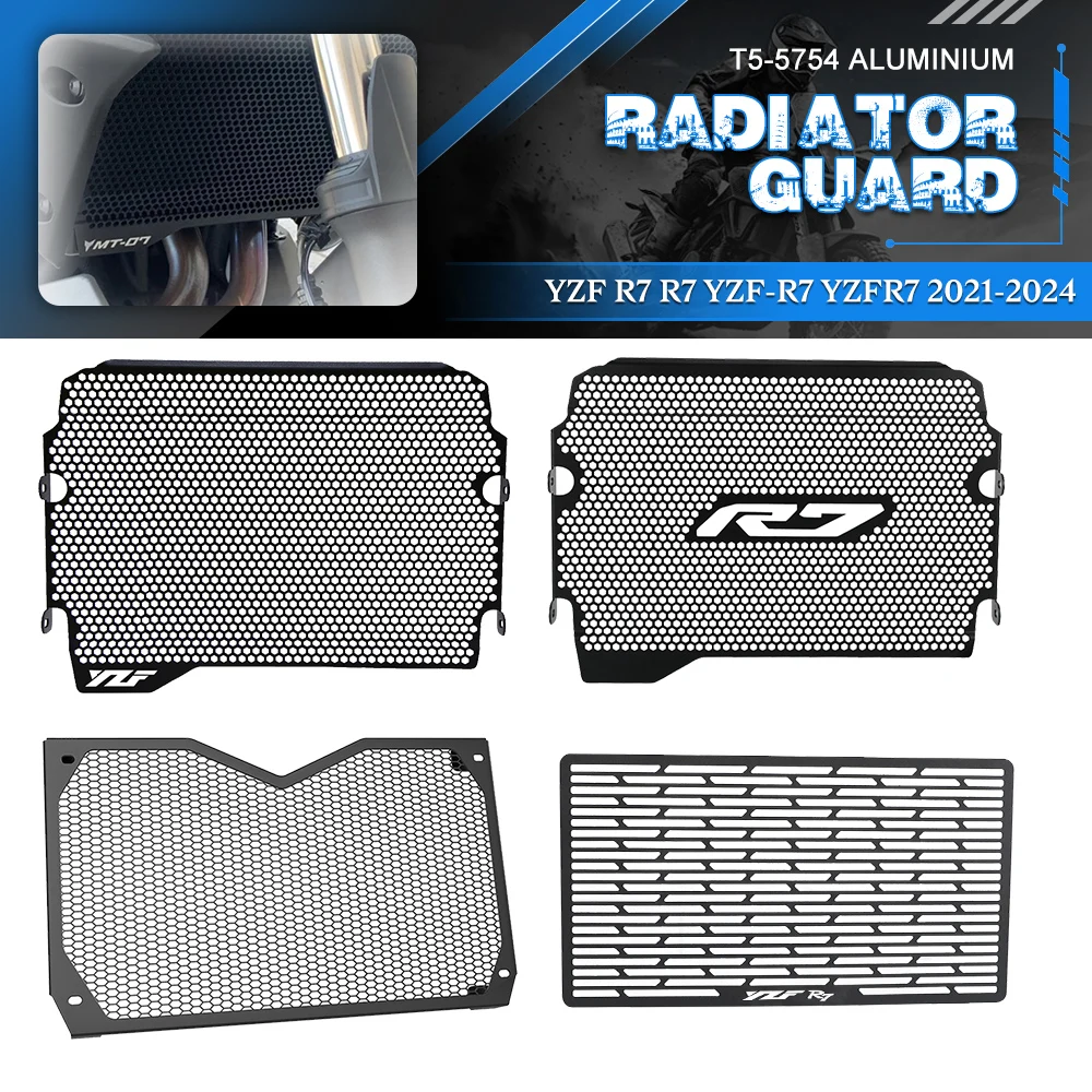 

Motorcycle Radiator Grill Guard Grille Cover Protection Part For Yamaha YZF-R7 YZF R7 YZFR7 ABS 2021 2022 2023 2024 2025