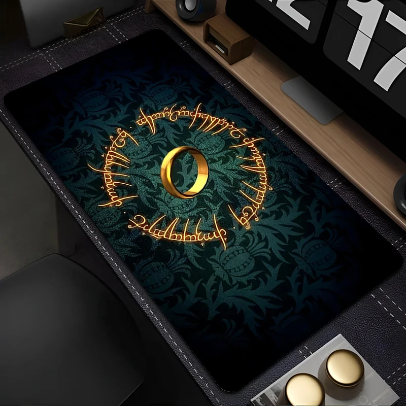 Mouse Pad 90x40cm Anime T-The Lord of the Rings Gamer Computer Mousepad Gaming Accessories Tablet Varmilo Keyboard Pad Mausepad