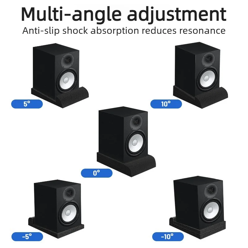Shockproof Sound Insulation Isolation Mats Studio Speaker Foam Pads Desktop Audio Equipment Shock Absorbing Anti-Resonance view 3