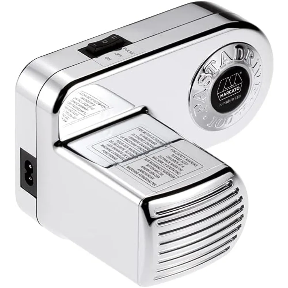 

Made in Italy Pastadrive 110V Electric Pasta Machine, Chrome Steel. Compatible with Atlas & Ampia Machines and Marga Mulino